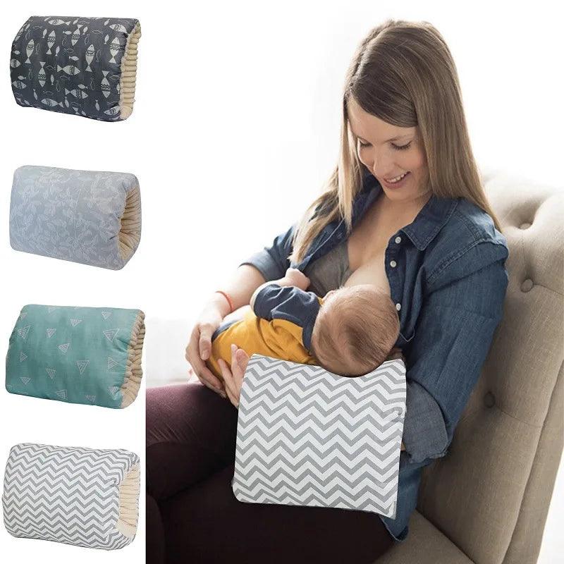 Travesseiro de Braço para Amamentação, Alimentação, Sono - Almofada de Braço - Posicionador para Bebês e Crianças - GoMammy