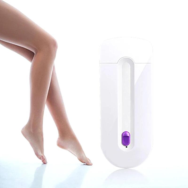 Professional Painless Hair Removal Kit Laser Touch Epilator USB Rechargeable Women Body Face Leg Bikini Hand Shaver Hair Remover - GoMammy